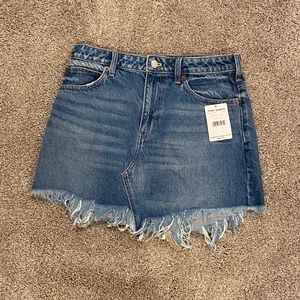 Free People Jean Skirt Size 28 Waist